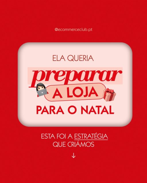 A Rute tem uma loja online de jóias minimalistas e chegou até mim com um pedido muito simples:
"Quero aproveitar o Natal para aumentar as vendas e cumprir os meus objetivos para este ano". 

E esta foi a estratégia que criámos juntas:
🎄 Ao invés de desenvolvermos uma coleção de Natal genérica, criámos categorias que ajudam os clientes a encontrar o presente ideal (presentes até 20€, presentes até 40€, clássicos que nunca falham, etc.)

🎀 Criámos kits exclusivos para presentes
As clientes querem algo já pronto a oferecer, então tornámos a decisão de compra mais fácil com kits irresistíveis, com maior margem e zero desconto. 

🖊️ Reescrevemos as descrições para despertar desejo
Quanto mais emocional, melhor funciona a descrição. Então, criámos novas descrições de produto e ainda adicionámos selos como "perfeito para oferecer", "best-seller do ano" e "elegante e resistente"

📦 Melhoria da experiência de unboxing
"Todas as peças seguem em embalagem premium, pronta a oferecer"
Aumentámos imediatamente a perceção de valor e desenvolvemos uma apresentação natalícia elegante, com caixa preta e laço dourado, cartão de oferta para as pessoas escreverem uma dedicatória e tissue paper personalizado. 

🎁 Criámos uma oferta simples e estratégica
Oferta de polish cloth (pano de limpeza) para compras acima de 35€. 
Esta estratégia aumenta o ticket médio, com um investimento muito reduzido para a marca, mas muito valioso para o cliente.

📣 Por último (mas não menos importante), ajustámos a comunicação para ser rápida e decisiva. 
Criámos mensagens objetivas para a época, como: entrega garantida antes do Natal | jóias resistentes à água e perfeitas para o dia a dia | presentes elegantes prontos a oferecer.

E sim, as vendas começaram a subir passado poucos dias.

Queres uma estratégia assim, feita especialmente para a tua loja?
⚡Abri as últimas vagas para a Consultoria Relâmpago de Natal: uma sessão rápida e prática onde otimizamos juntas tudo o que pode aumentar as tuas vendas já esta semana. 
Envia mensagem ou acede ao link na bio para garantir a tua.