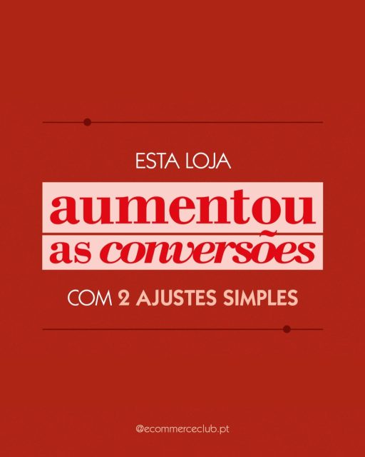 Esta loja online aumentou as vendas com 2 ajustes simples (e quase ninguém pensa nisto)! 

Não foi preciso investir mais em anúncios para ter mais visitas, nem fazer descontos ou promoções. 

Bastaram dois ajustes simples:
1️⃣ Reduzir a indecisão (pré-selecionando a opção mais escolhida)
2️⃣ Mostrar o produto em uso antes de detalhes

Porque decisões do cliente são guiadas por facilidade e imaginação e conhecimento da experiência de compra.

Pequenos ajustes na forma como o cliente decide podem ter mais impacto que grandes investimentos de marketing.

Comenta "QUERO" se queres mais exemplos práticos destes.