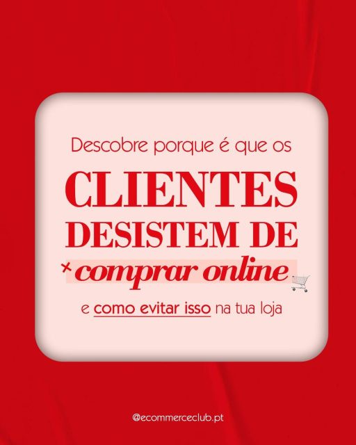 Tens uma loja online, mas as encomendas não estão a chegar? 🧐

Na maioria das vezes, o problema não é o produto. 
👉 É a experiência que proporcionas a quem visita a tua loja. 

O mínimo obstáculo pode ser suficiente para que a pessoa não finalize a encomenda. 

Por isso, deixo-te aqui todos os passos simples (mas essenciais) que uma loja precisa de ter para facilitar a compra. 

🔖 Guarda este post para que possas rever a tua loja online e identificar onde podes estar a perder vendas.